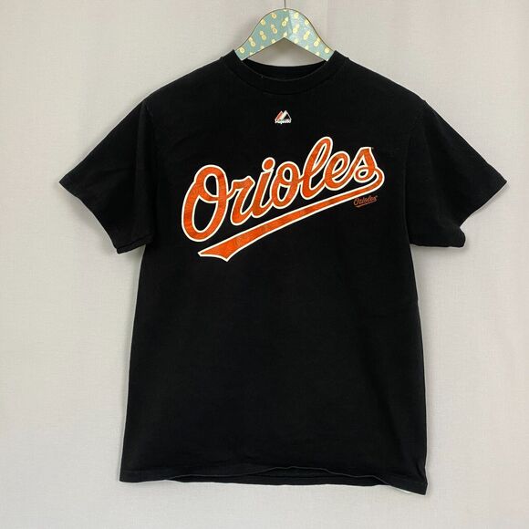 Majestic Other - Baltimore Orioles Markakis T Shirt Youth Large Majestic Baseball MLB Black